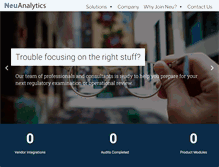 Tablet Screenshot of neuanalytics.com